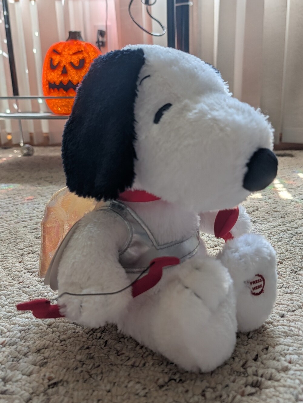 Hallmark Cupid Snoopy Animated Plush Valentines Day Gift Peanuts Toy Collectible